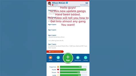 How to Find a rat in your Gang on Bitlife .